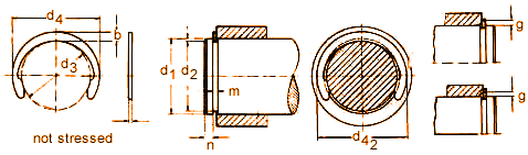 CRESCENT RINGS FOR SHAFTS 