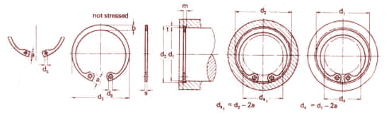 RINGS FOR HOUSING BORES HEAVY DUTY