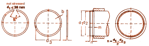 SNAP RING FOR HOUSING BORES